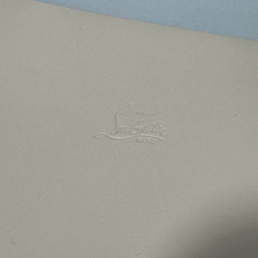 Christian Louboutin Loubitwist Shoulder Bag Leather Leche Beige Gold - Picture 3 of 10